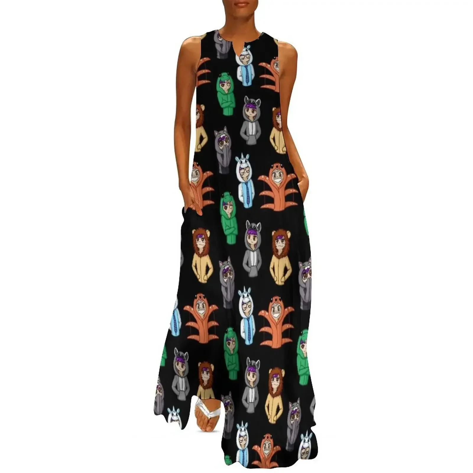 

Oneside Tile - All Sides Long Dress Cocktail of dresses long dress women women party dresses Dress