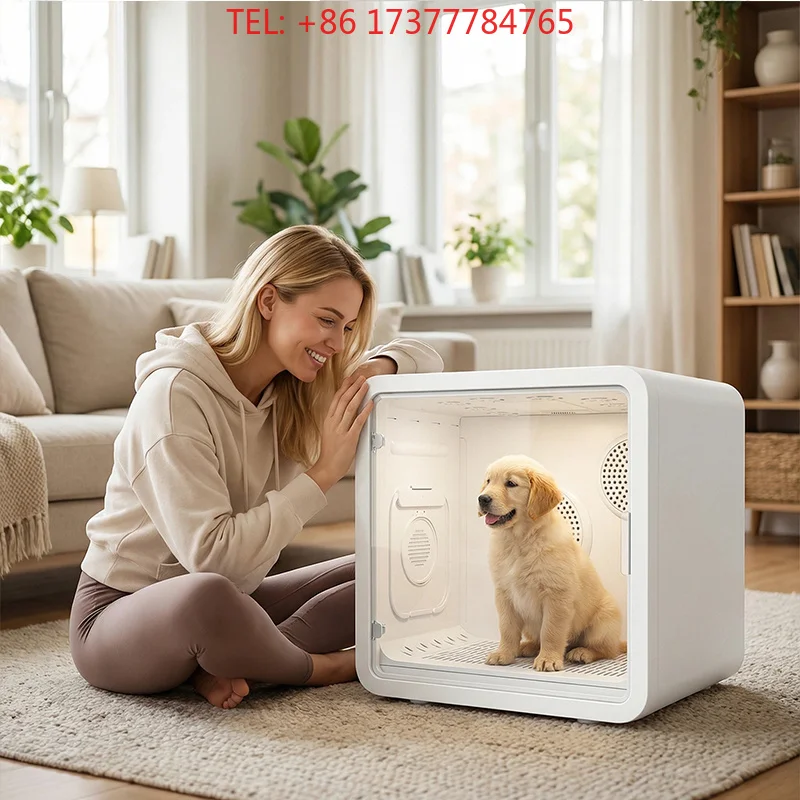 Universal 82 L Large Capacity Pet Dryer Dual Wind 5-Speed Automatic Hair Drying hine For Dogs And Cats