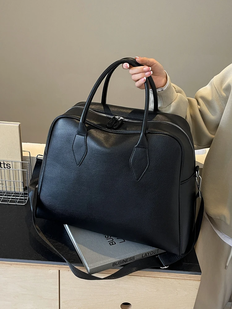 

Большая дорожная сумка Capaci, мужская сумка для хранения на открытом воздухе, женская сумка для занятий йогой и спортом, сумка на одно плечо, ретро Sle из искусственной кожи...