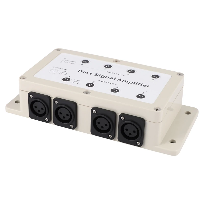 Dc12-24V 8 Channel Output Dmx Dmx512 Led Controller Signal Amplifier Splitter Distributor For Home Equipments