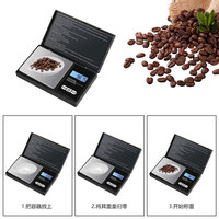 500g Jewelry Mini Stainless Steel Electronic Scale Digital Pocket Scale Gold Gram Balance Weight Scale Portable Pocket Scale