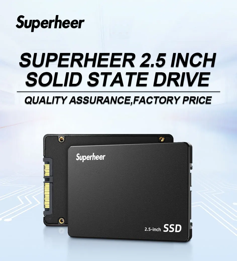 SUPERHEER SSD Hard Disk 128GB 256GB 512GB 1TB Sata 3 2.5\