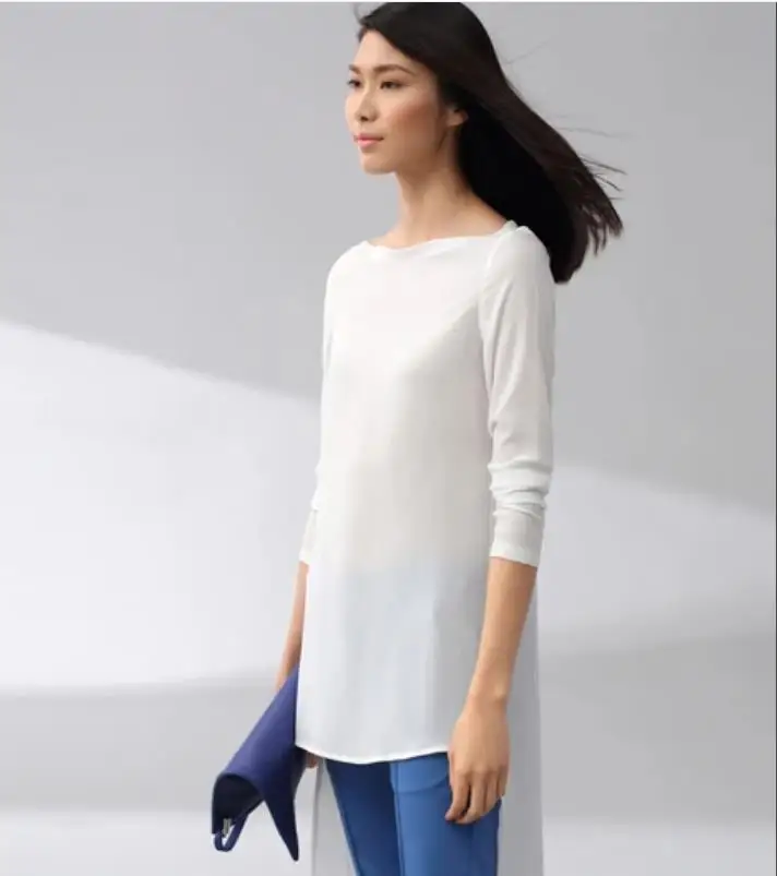 Blusas femeninas de moda para primavera, blusas de chifón elegantes de talla grande, blusas lila coreanas, camisas casuales de mujer
