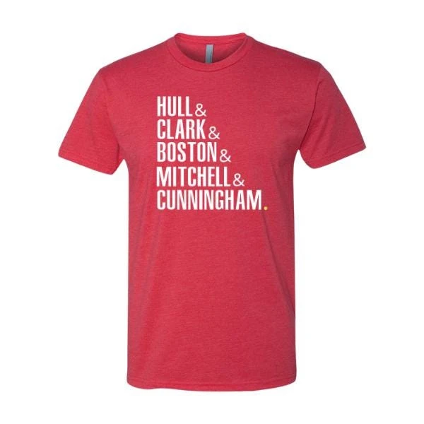 Indiana Basketball Hull Clark Boston Mitchell Cunningham Unisex Tshirt