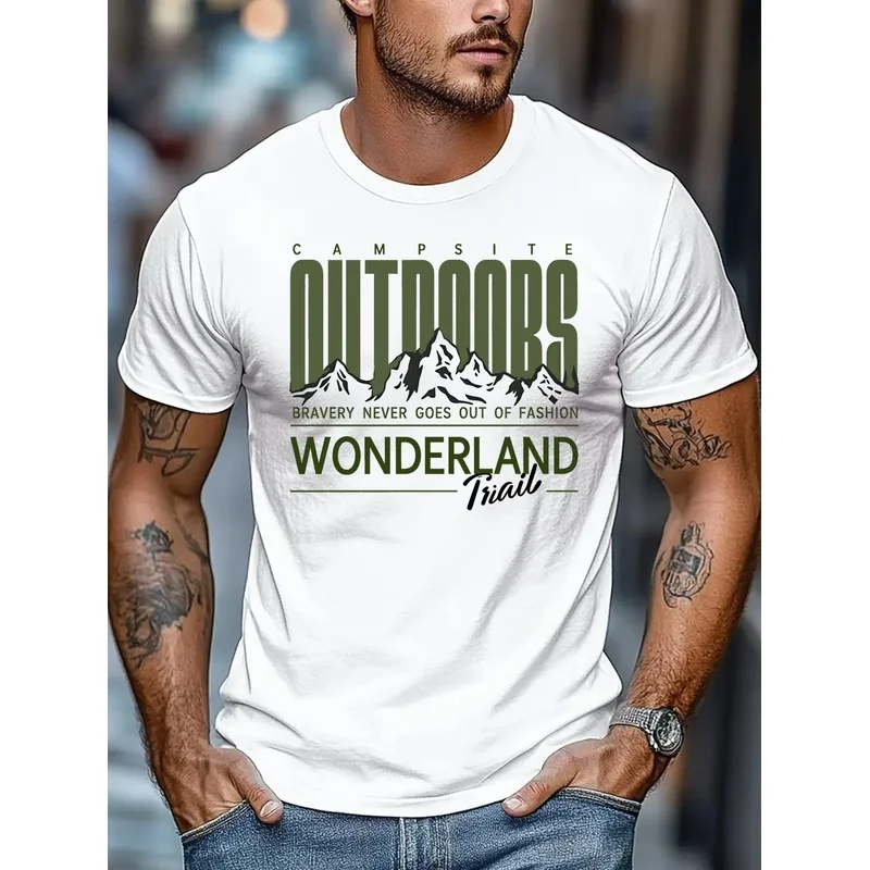 Men'S T-Shirt, New Men'S Summer Short-Sleeve 