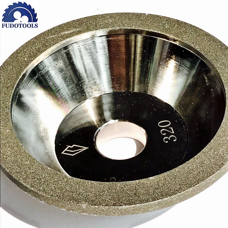 Cost Sale of 1PC Grit 80#-800# 100d*10w*5u*20h*35t Alloy Wheel Bowl Diamond Grinding Wheel For Alloy Blade Sharpening