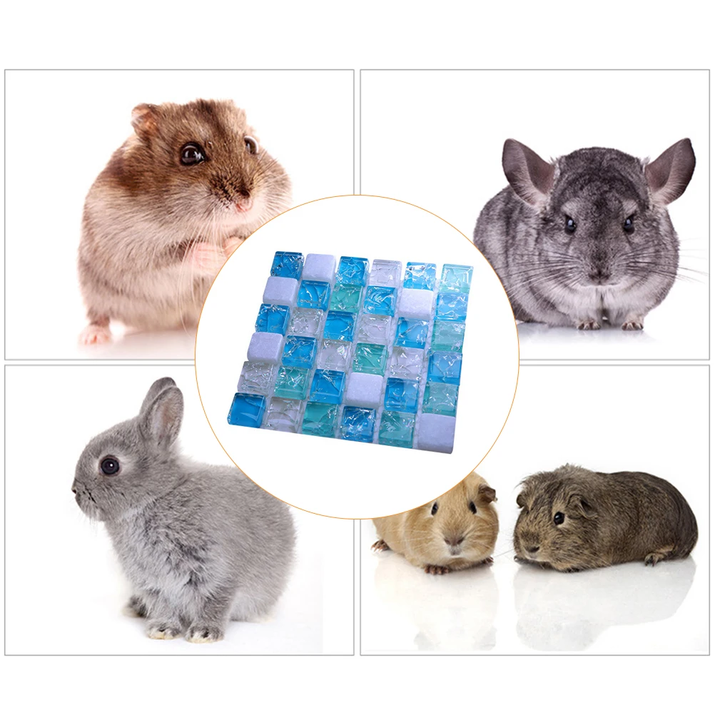 

2 Pcs Hamster Cooling Board Cat Mat Plate Pet Mats for Dogs Pad Pets Sleeping Pads