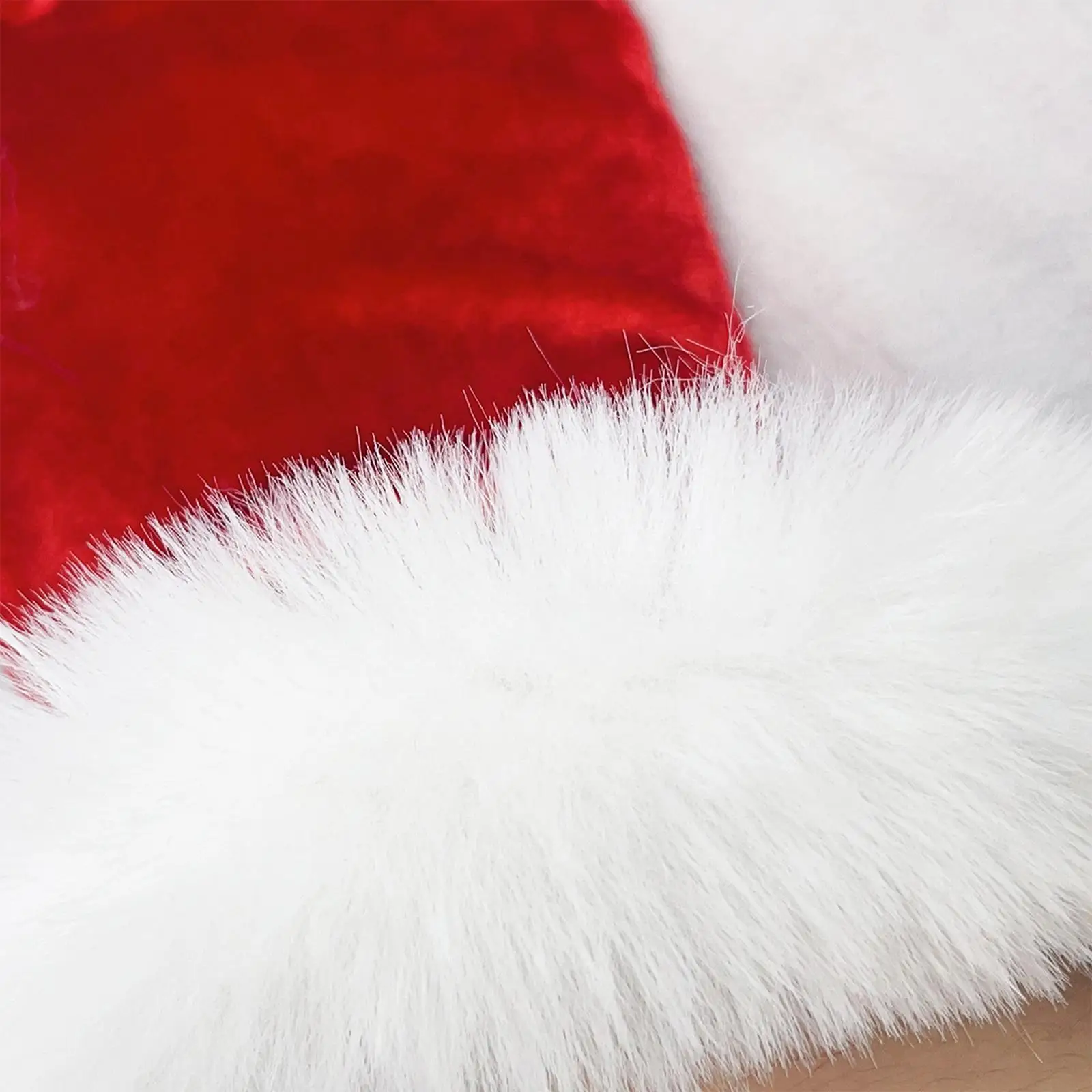 Elegant Red Velvet Gloves Girls Women Christmas Party White Furry Trim Short Wedding Bridal Costume Favor