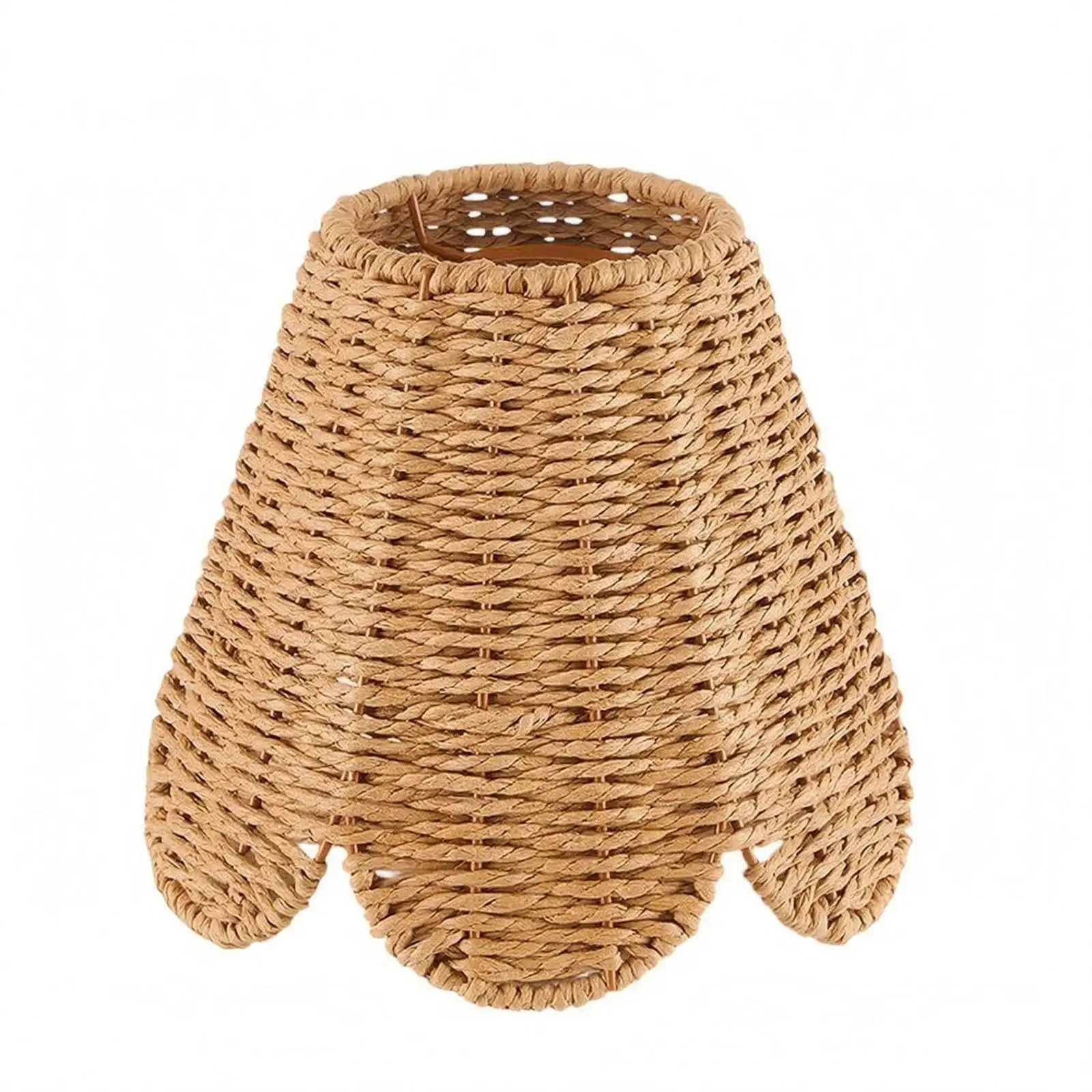 Woven Paper Lampshade Handmade Tapered Woven Lampshade Textured