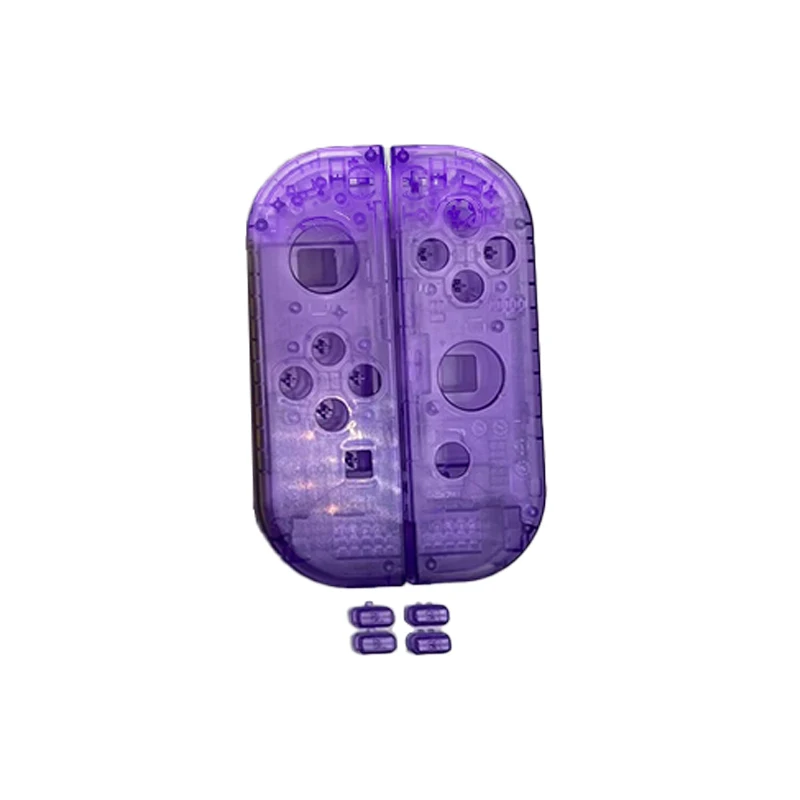 For Replacement Clear Transparent Shell Cover SL SR Buttons for Nintendo Switch NS Joy Con Controller