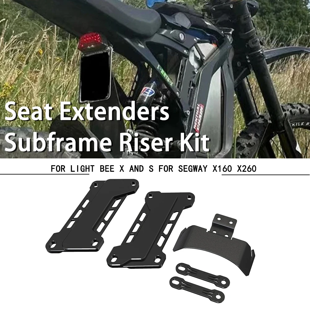 

Body Suspension Lift Kit Bracket For Sur Ron Moto Seat Extenders Subframe Riser Kit For Surron Light Bee X and S Segway X160 260