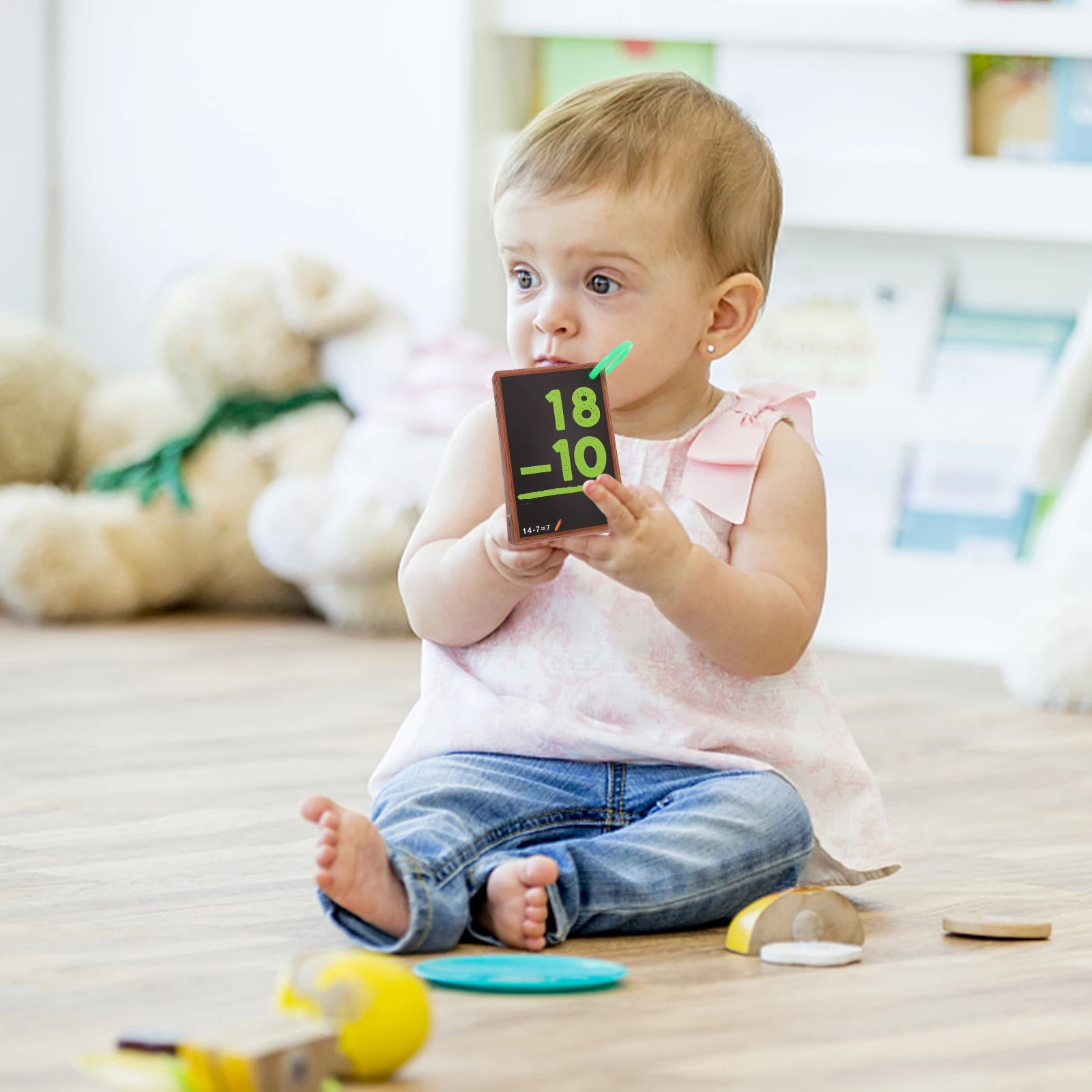 Carte di apprendimento per bambini Educazione precoce Flashcard matematiche Materiali di studio Strumenti educativi portatili Giochi di base matematica Puzzle