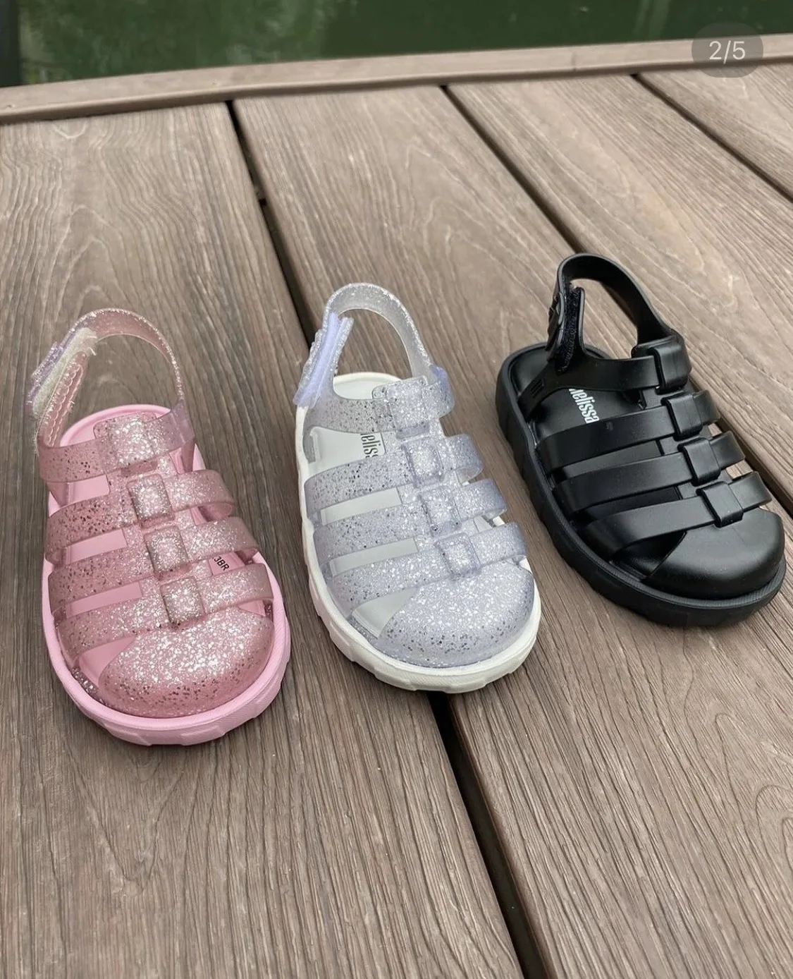 Children's sandals Roman bowhead hollowed out summer jelly sandals