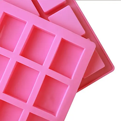 24 Cavity Rectangle Square Cake Silicone Baking Molds Handmade Soap Mold DIY Ice Tray Jelly Cake Candy Chocolate Moulds