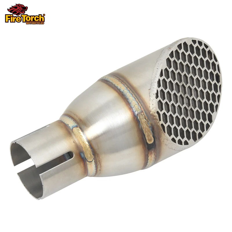 Slip On For YAMAHA R25 R3 MT 25 MT 03 Motorcycle Exhaust Mid Pipe System Escape Moto Muffler Modify Stainless steel Mini Muffler