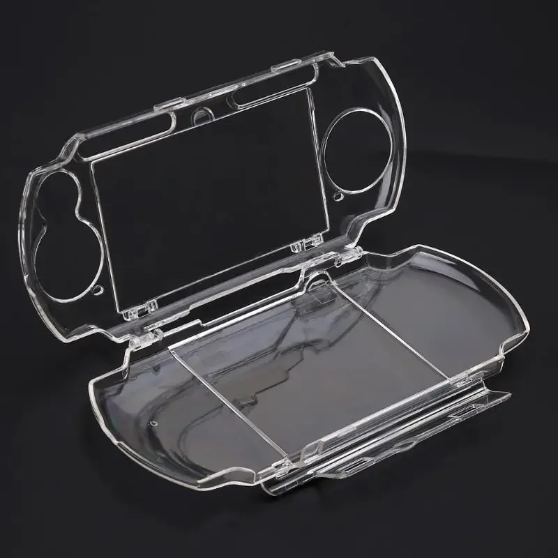 Casing penutup keras transparan untuk PSP 2000 3000 casing pelindung kristal Snap-in Molds untuk Sony Playstation baru