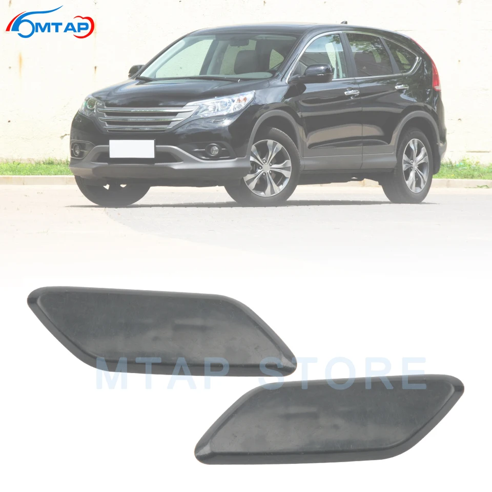 MTAP Headlight Washer Nozzle Cover For Honda CRV Asian RM 2012 2013 2014 Headlamp Cleaning Sprayer Cap For CR-V Euro 2007-2011