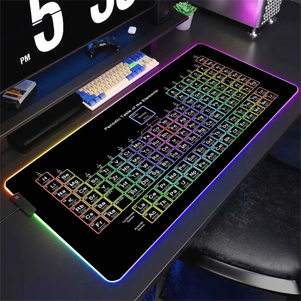 

Игровой коврик для мыши RGB, подсветка для мыши, размеры до 80x30