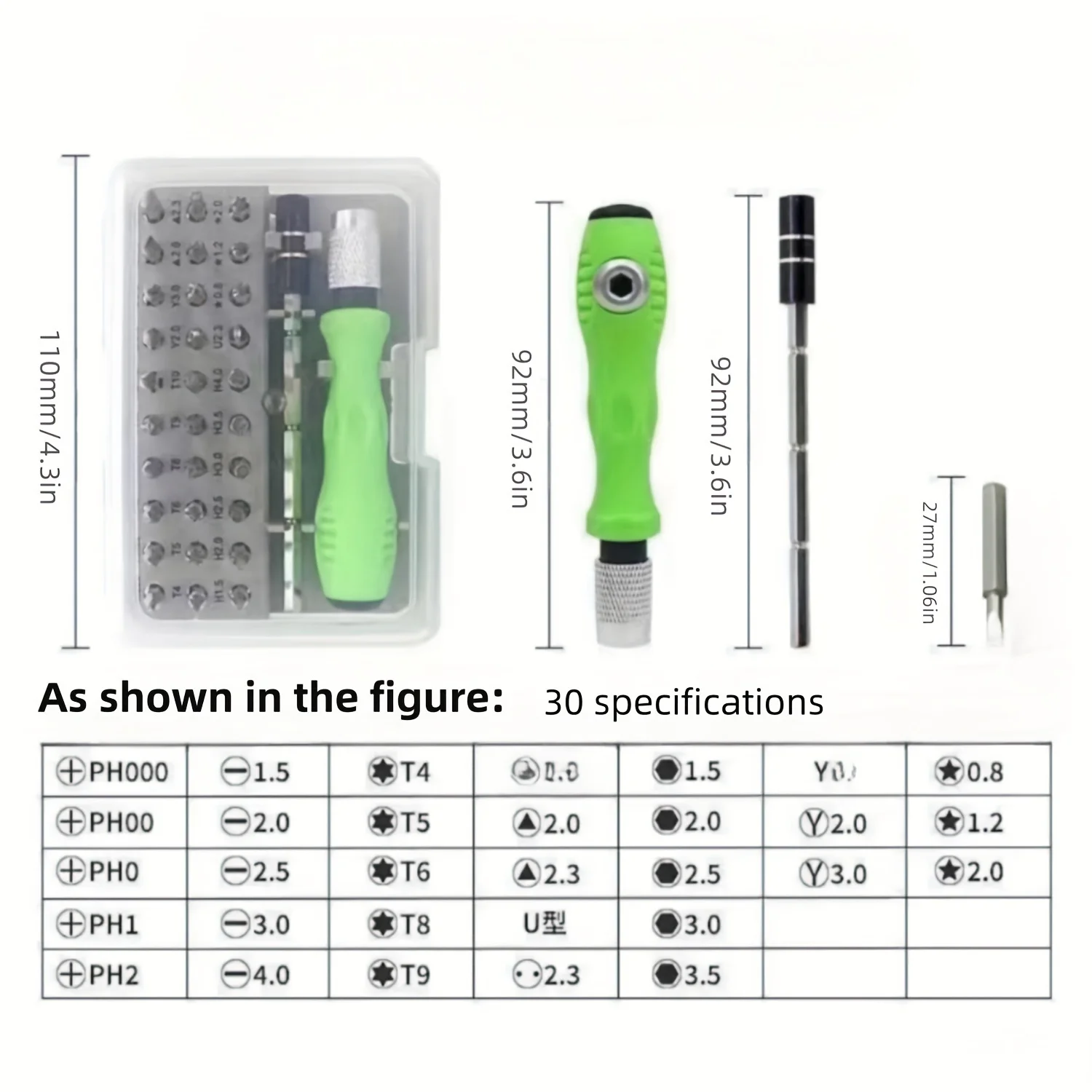 Cross Border Special 32 In 1 Multi-functional for Mobile Phone Repair Tool Hardware Screwdriver Combination Mini Screwdriver Set