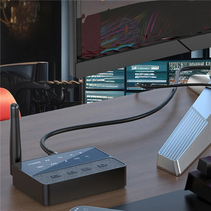 A99E-2X 5.3 بلوتوث محول الصوت Aptx/HD/LL استقبال الصوت الارسال اللاسلكية HIFI محول ستيريو ضياع الصوت #1