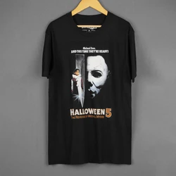 The Revenge of Michael Myers  T-Shirt Halloween Horror Movie Jason Voorhees Leatherface Men Women Cotton Tee Shirt