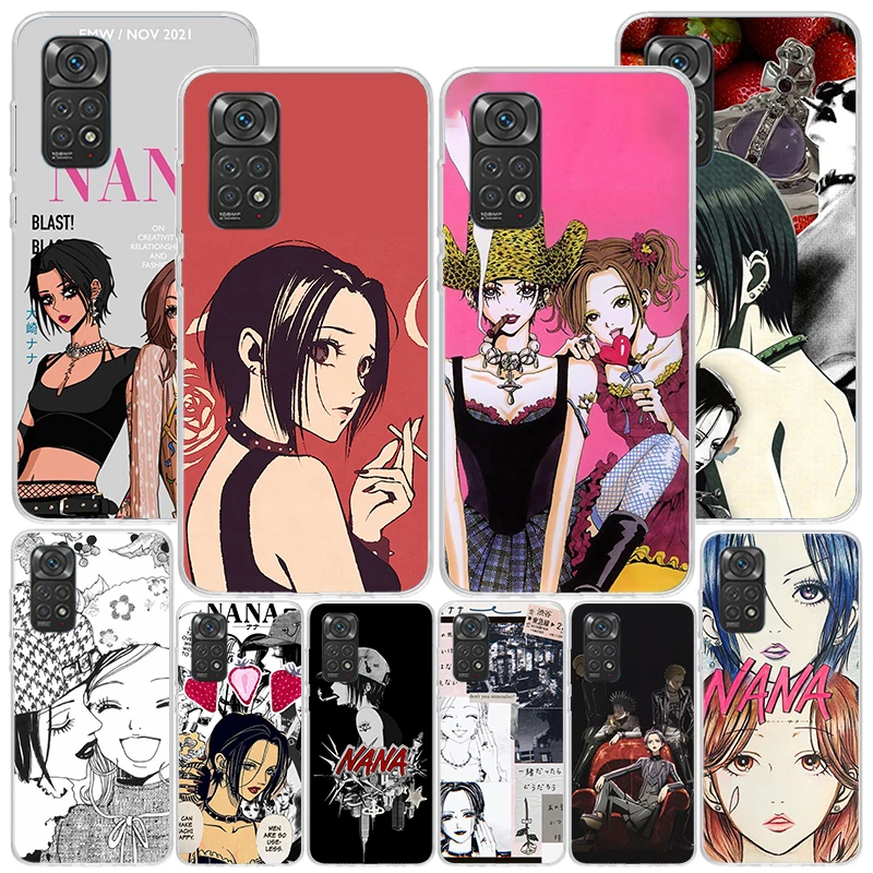 NaNa Osaki Anime Phone Case For Xiaomi Redmi Note 13 12S 12 11 11S 11E 10 Pro Plus 10S 11T 9 9S 8 8T 7 5G Personalized Cover