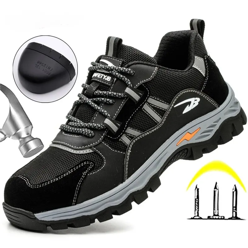 

NewSafety shoes steel toe puncture-proof movement is indestructible Electric welder, not afraid of sparks Work boots insulation