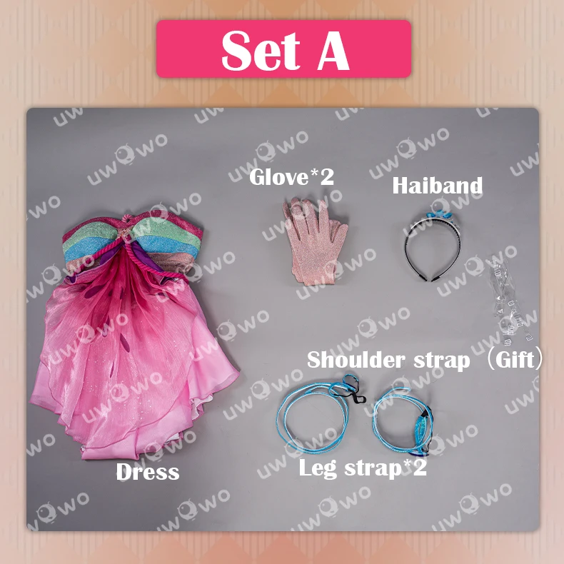 IN VOORRAAD UWOWO Bloomm Enchantixx Flora Cosplay Kostuum Grote Fee Vleugels Cosplay Outfit Vlinder Fee Vrouwen Vleugel