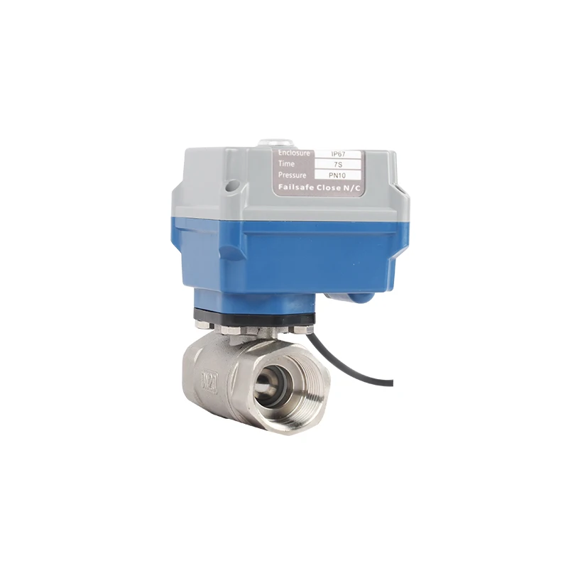 Dn20 Ac 220V 2-weg Waterbehandelingsklep Mini Elektrische Besturing Roestvrijstalen Actuator Kogelklep