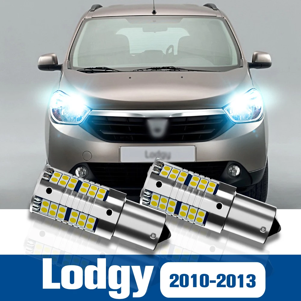 

2pcs LED Daytime Running Light DRL Lamp Accessories Canbus For Dacia Lodgy 2010 2011 2012 2013