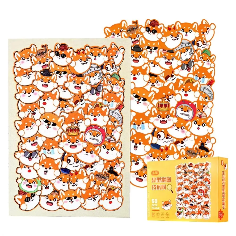 

Irregular Shaped Animal Cat Jigsaw Puzzles Wooden Crocodile Cartoon Shape Puzzles Panda Bear Animal Shape Puzzles