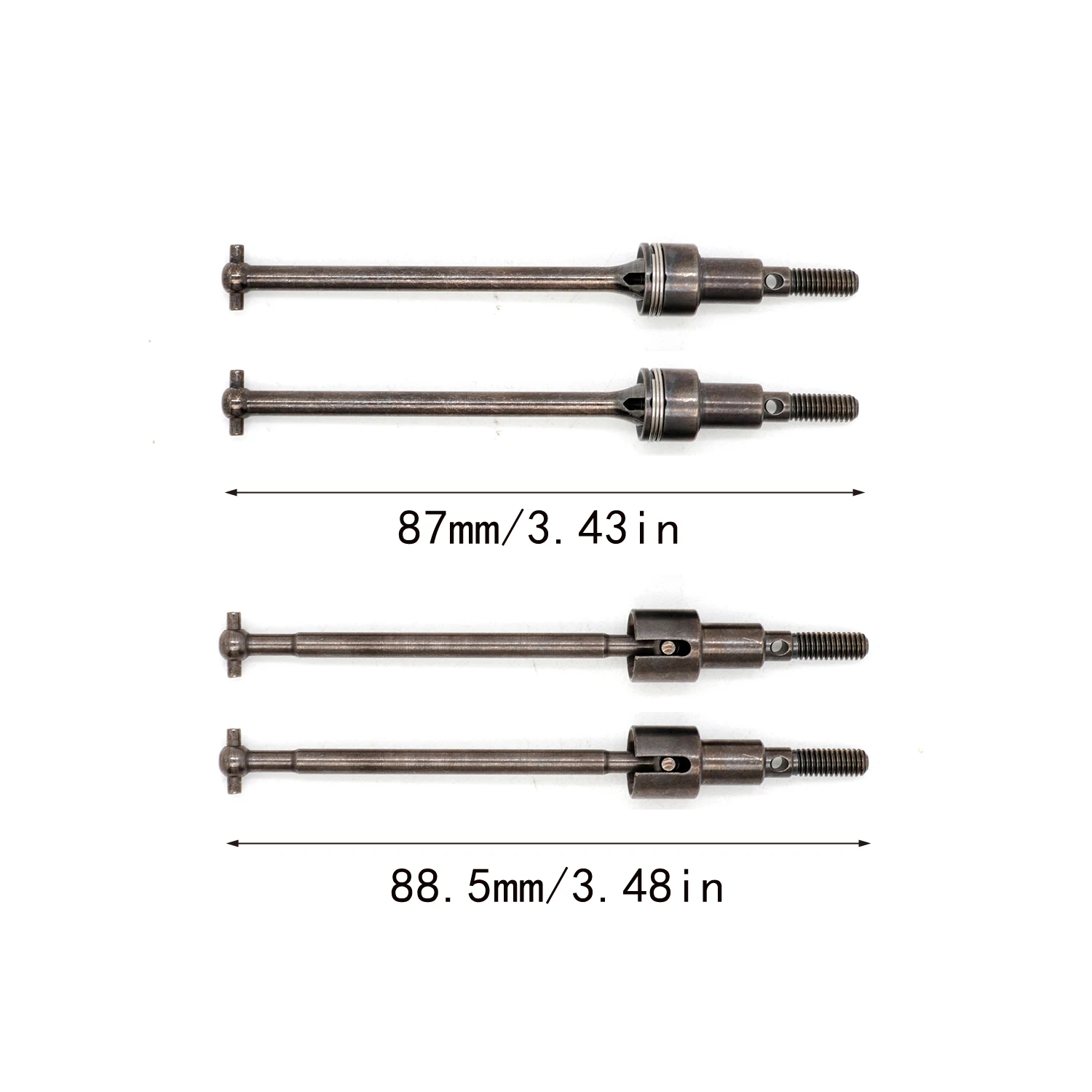 YSIDO 6305/6312 مجموعة معدنية أمامية وخلفية عمود محرك CVD Dogbone أطقم لـ 1/16 SCY 16101 16102 16103 Pro 16201 RC قطع غيار السيارات