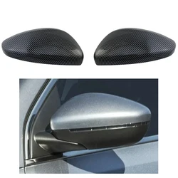 For Peugeot 308 308S 2008 C3-XR 2014 -2022 Black Carbon Rearview Car Modification Accessories Door Mirror Cover Trim Paste Style