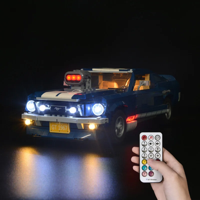 

LED Lighting Set Suitable for LEGO Ford Mustang 10265 Lighting Gift (Excluding Building Blocks)
