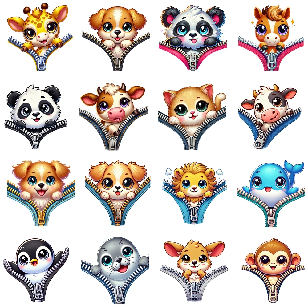 8Cm Pocket Zip Anim…