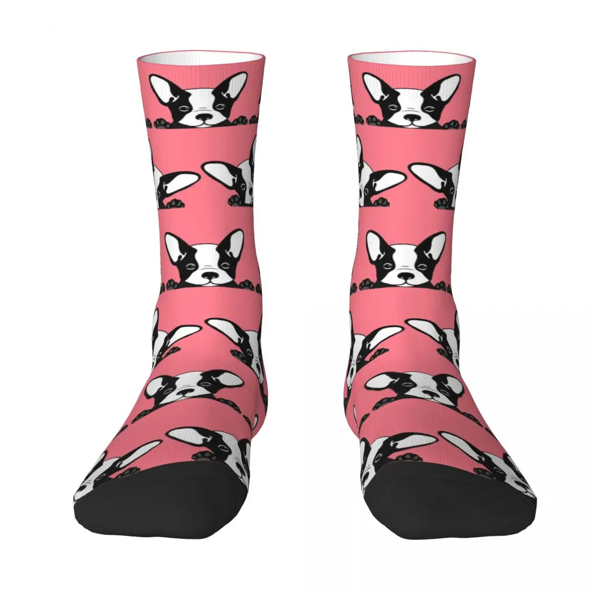 Kawaii Cute French Bulldog Puppy Unisex Socks Windproof 3D Print Happy Socks Street Style Crazy Sock