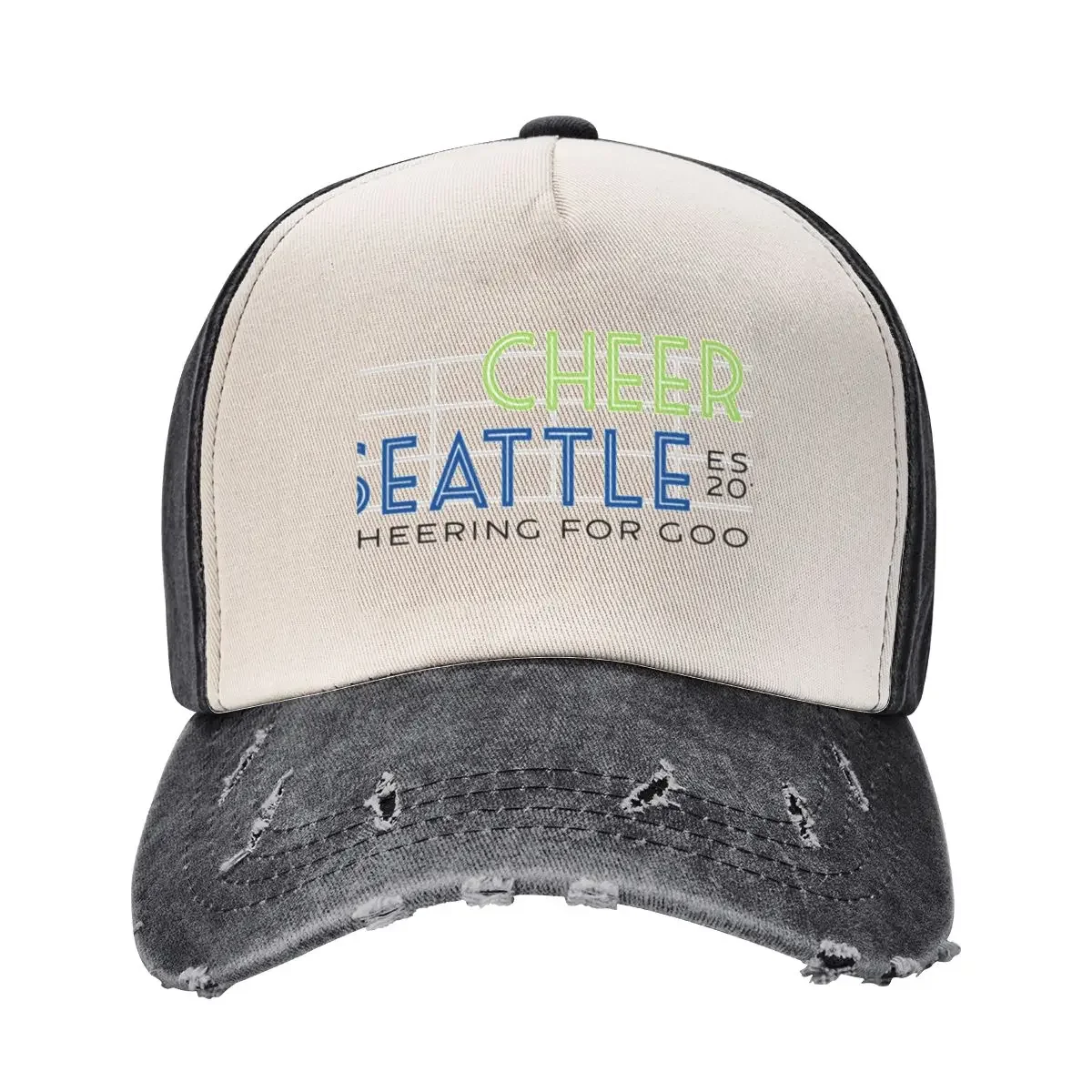 

Cheer Seattle - Pike Place Baseball Cap New Hat Sunscreen Military Cap Man Hats For Men Women's