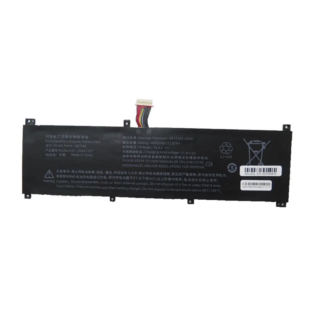 Imagem -02 - Bateria do Portátil para Hipaa Sh56 Glt163 4800mah 792 wh 15.4v