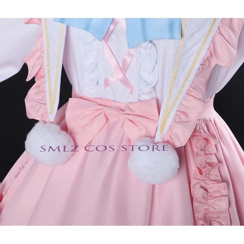 2025 Baru Anime Emma Woods Cosplay Permainan Identitas V Kostum Cosplay Tukang Kebun Kawaii GAUN Tas Aksesori Wig Set Pesta Keluar ★ ★