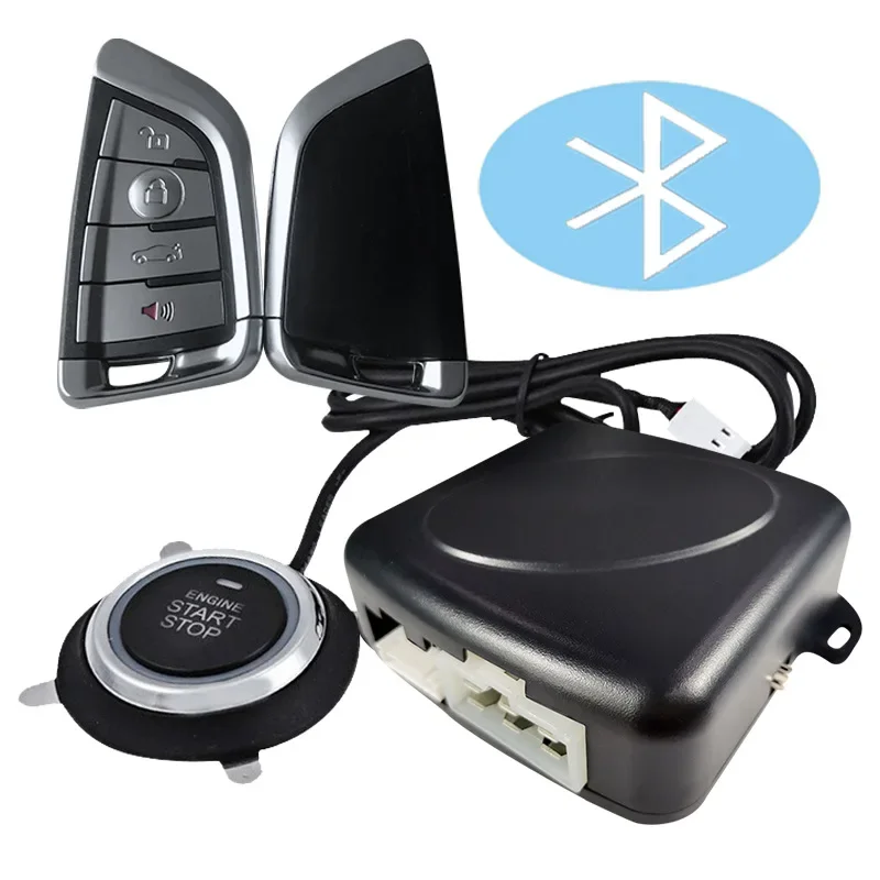 

New Mobile Phone Control Car Modification Remote Control Start Automatic Induction Car Anti-theft Device Mobile Phone Start