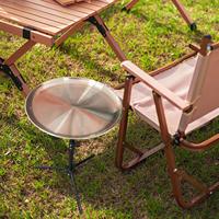 Folding Camping Table Height Adjustable Side Table for Living Room Travel