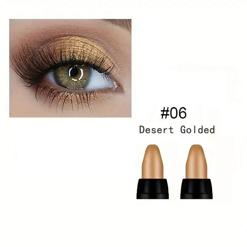 16-kleuren parelmoer eyeliner, kleur glitter waterdichte langdurige oogmake-up niet-vlekkende eyeliner