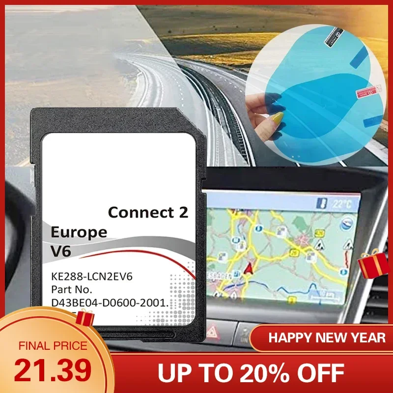 

KE288-LCN2EV6 SD Card for Nissan Leaf/Micra/Juke/Note/E-NV200 Car Navigation SD Card Map Update Europe Turkey 16GB Free Shipping