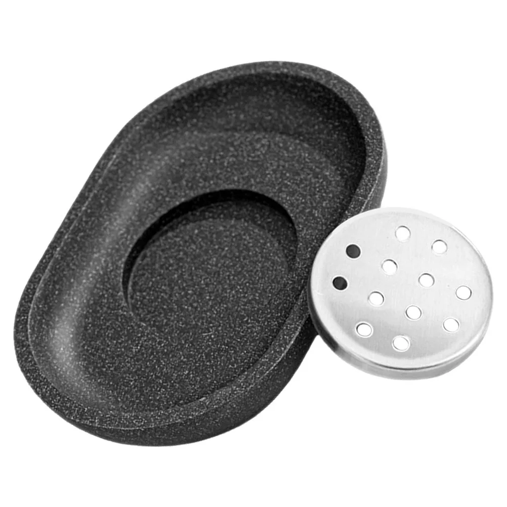 

1pcs Box For Bathroom Stainless Steel Resin Bar Soap Holder Drainage Tray Indoor Toilet Soap Dish Shower Storage