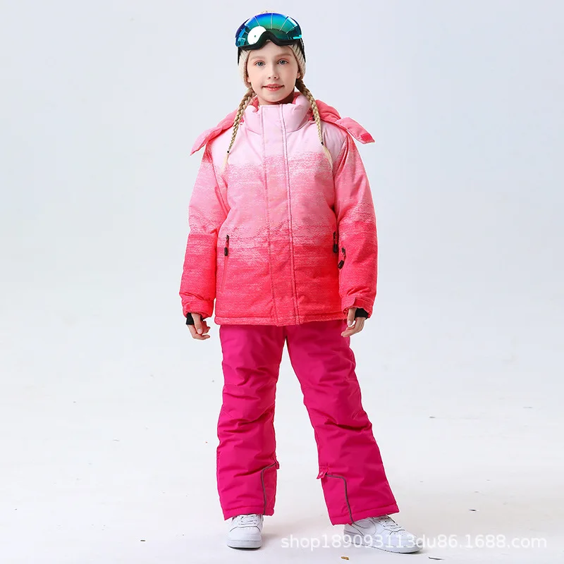 

Children's Ski Suits Boys And Girls Small Medium And Large Children's Ski Professional Suits Full Set
