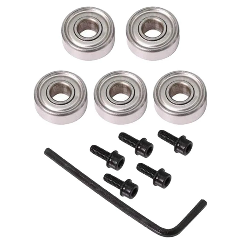 Kit de acessórios de rolamento de esferas interno 4.76mm exterior 12.7mm conjunto de rolamentos de cabeça de cortador de bits de roteador de rolamento quente
