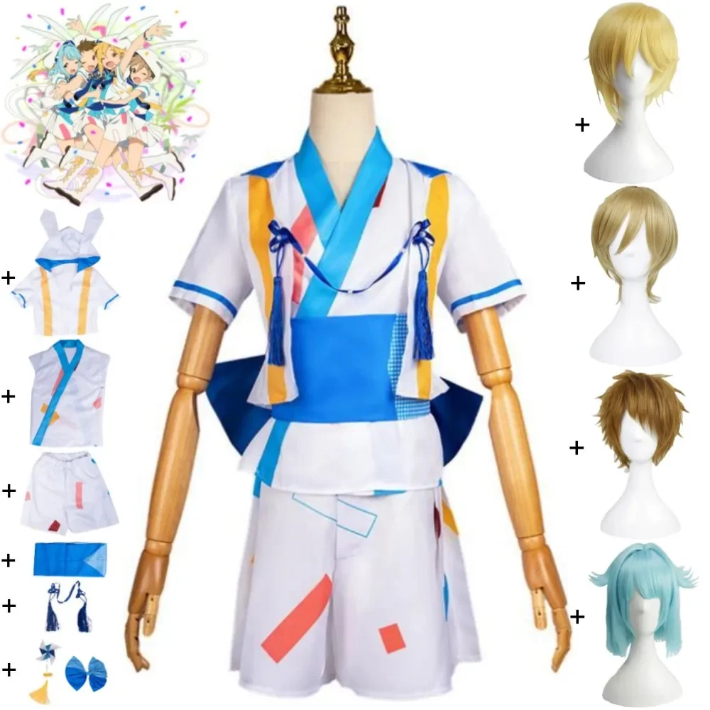 

Game Ensemble Stars Ra*Bits Milky Starry Charm Nito Nazuna Mashiro Tomoya Shino Hajime Tenma Mitsuru Cosplay Costume Suit 2025