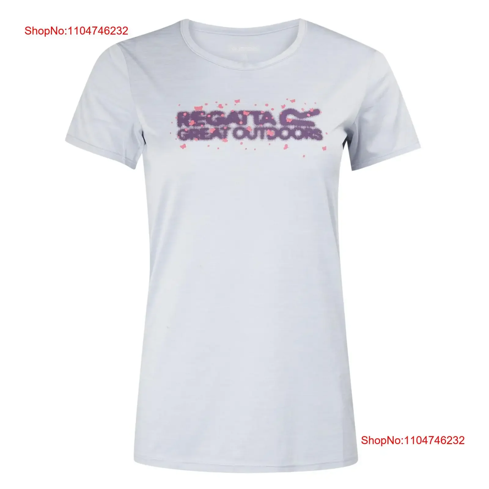 Regatta mujer señoras Fingal VIII Logo Marl camiseta RG9835 vintage lavado gráfico Unisex Top para uso diario Casual versátil