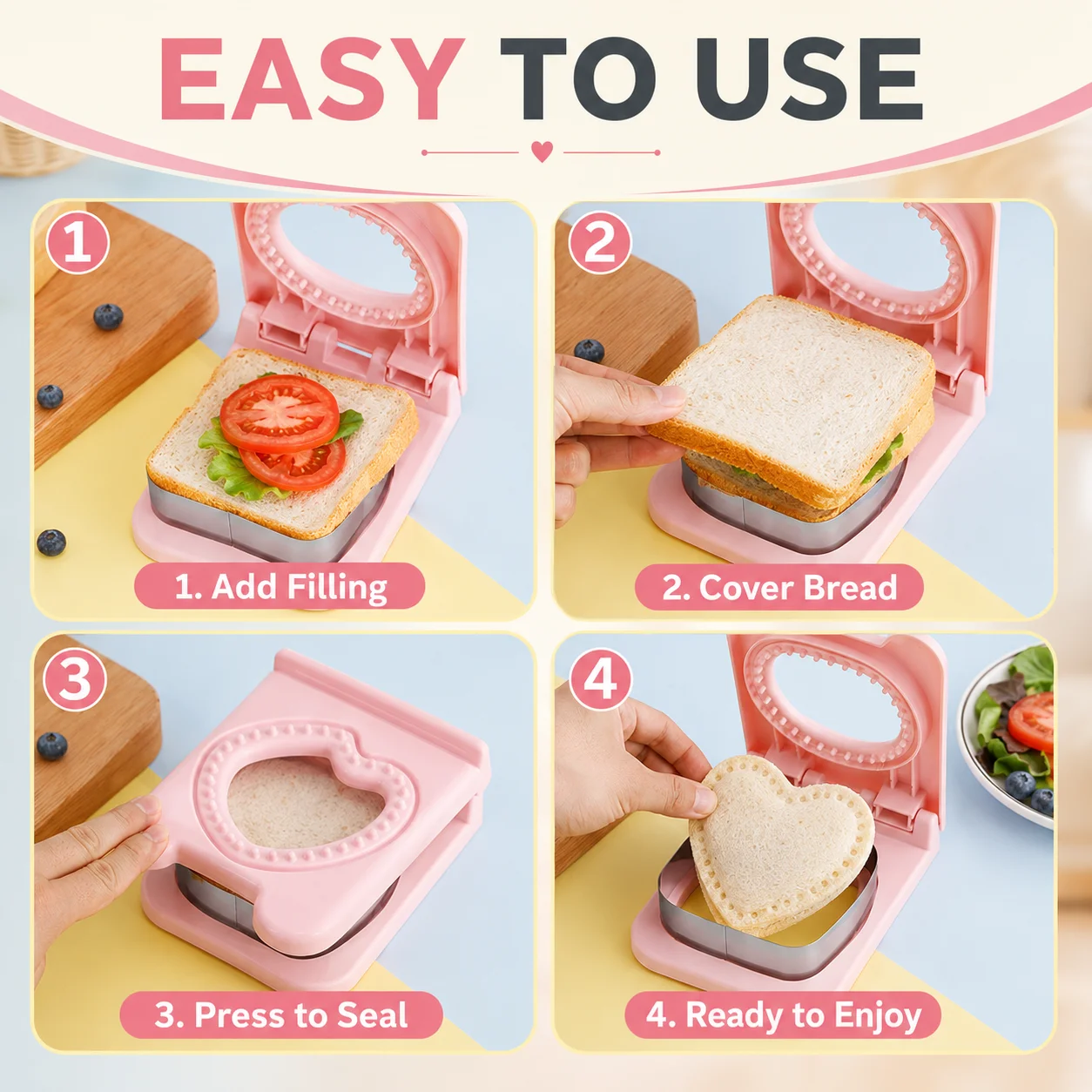 صانع ساندويتشات الجيب من الفول - مراجعة Baking Kitchen Diy وسعره
