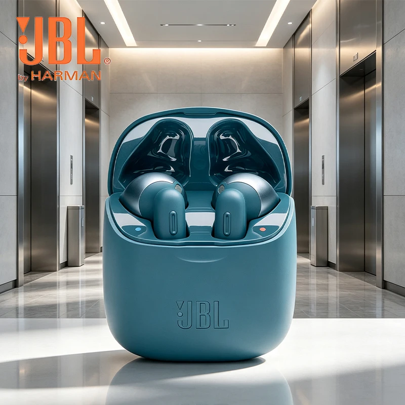 JBL TUNE220TWS True Wireless Bluetooth Earphones with Dual Ear Stereo HD Call Noise Reduction for Mobile Music Earphones